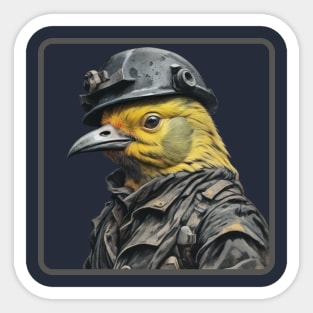 Canary Coal mine Sticker